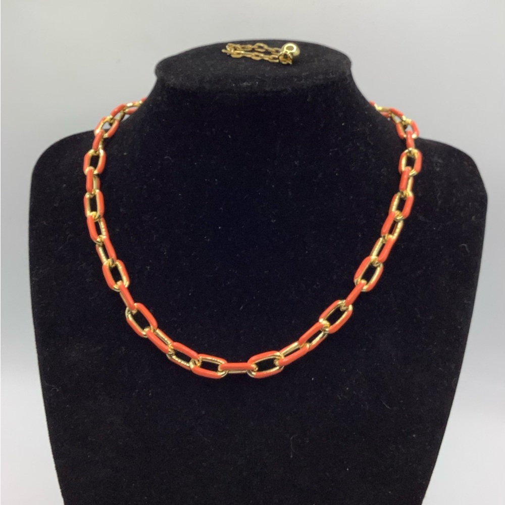 Paris Gold & Enamel Necklace